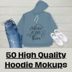 50 High Quality Hoodie Mokup Designs Bundle