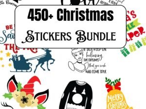 450+ Digital Stickers on Christmas