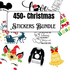 450+ Digital Stickers on Christmas