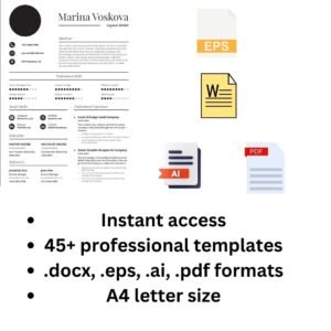 45+ Professional Resume Templates To Elevate Your CV