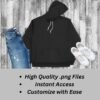 50 High Quality Hoodie Mokup Designs Bundle
