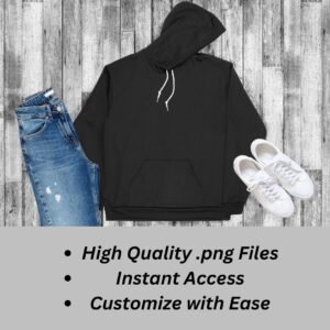 50 High Quality Hoodie Mokup Designs Bundle