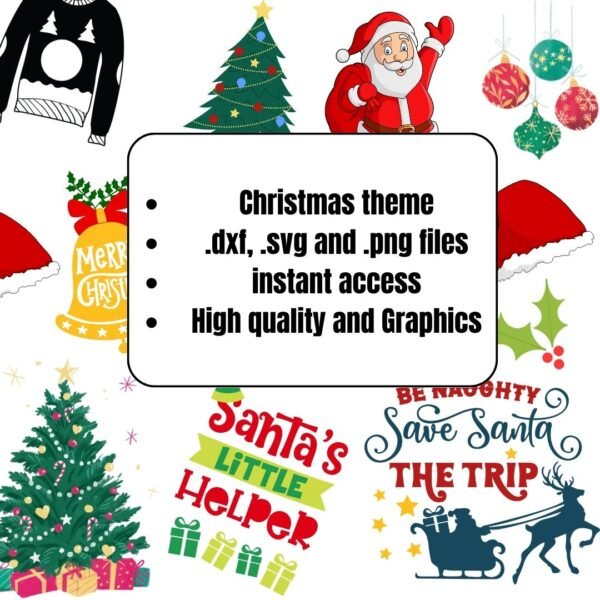 450+ Digital Stickers on Christmas