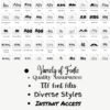 Fascinating 550 Fonts Collection