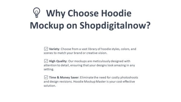 50 High Quality Hoodie Mokup Designs Bundle