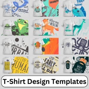 36 Digital T-Shirt Design Templates