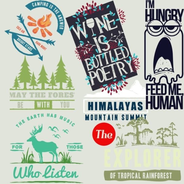 POD Vector SVG T-Shirt Designs
