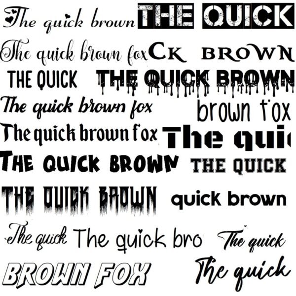 85 Professional Fonts Collection