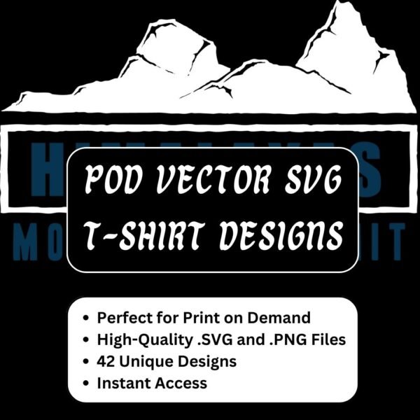 POD Vector SVG T-Shirt Designs