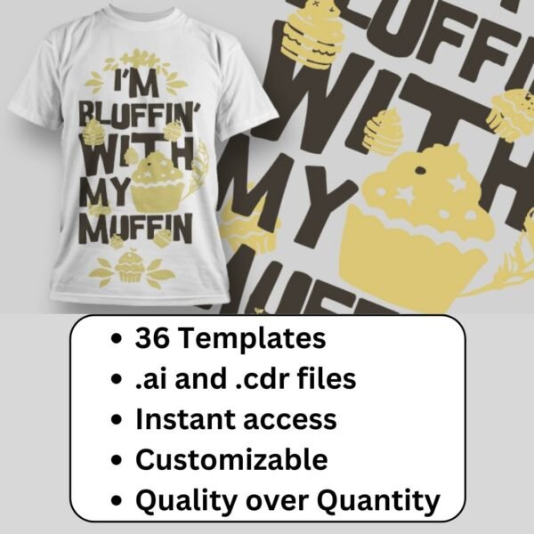36 Digital T-Shirt Design Templates