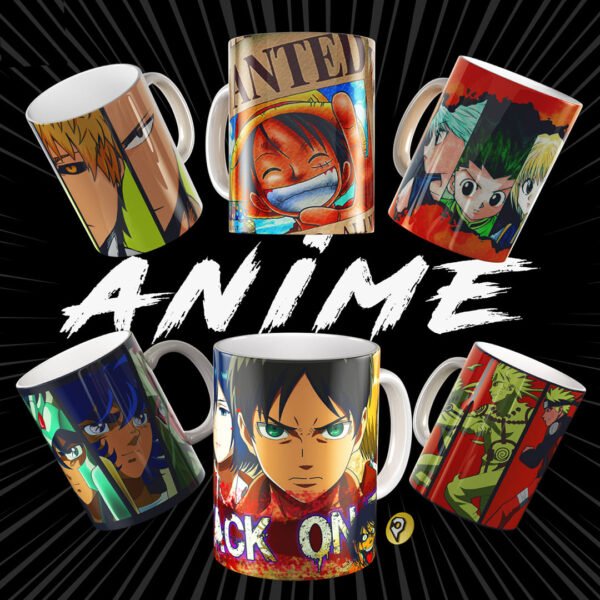 Digital Anime Mug Designs